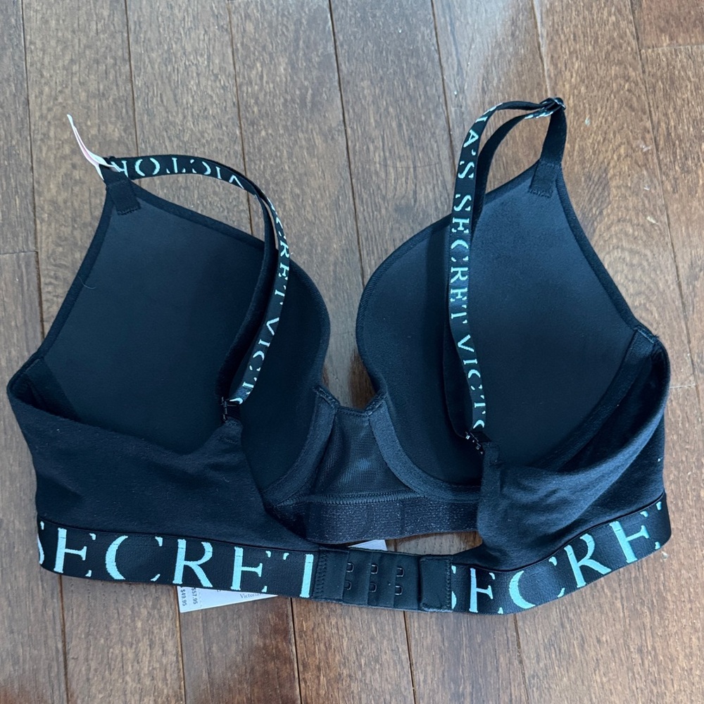 Victoria's Secret Black T-Shirt Push-Up Full Coverage Bra 34C - Picture 3 of 5